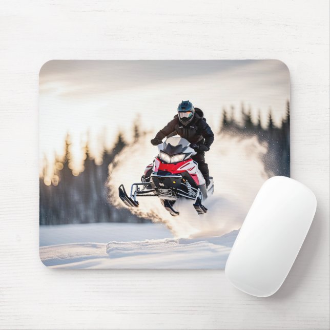 Mousepad Avião Snowmobiler (Com mouse)