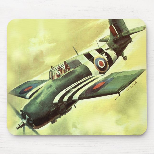 Mousepad Avião Vintage (Frente)