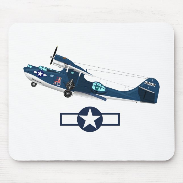 Mousepad Aviões Americanos da Segunda Guerra Mundial (Frente)