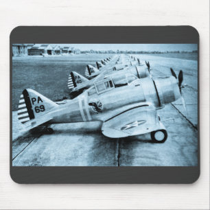 Mousepad Aviões de combate do vintage WWII de Seversky P-3
