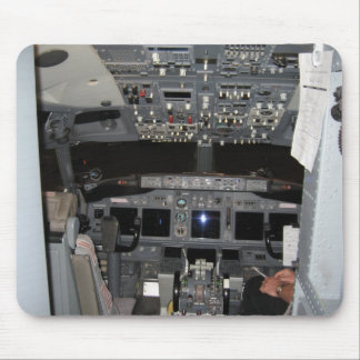 Mousepad Aviões de jato da cabina do piloto