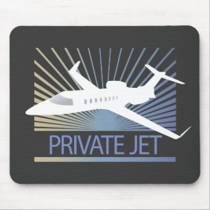 Mousepad Aviões de jato privado