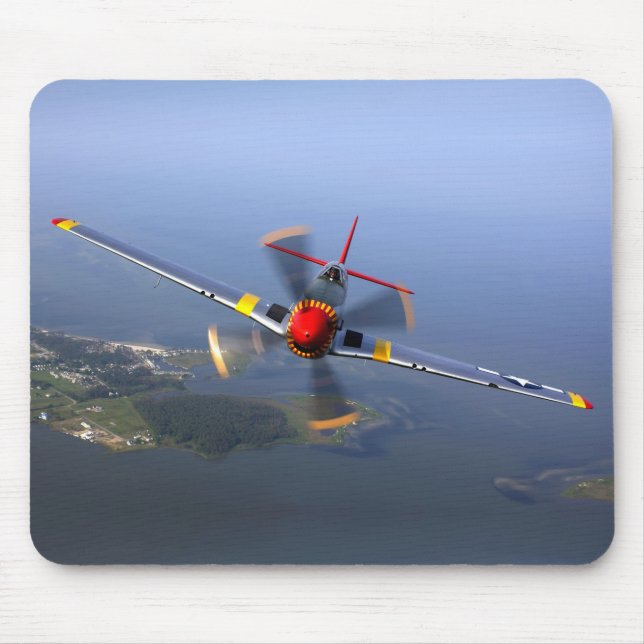 Mousepad Aviões de lutador do mustang P-51 (Frente)