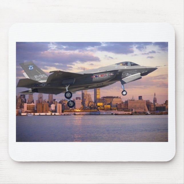 MOUSEPAD AVIÕES DE LUTADOR DO RELÂMPAGO F-35 (Frente)
