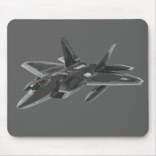 Mousepad Aviões de lutador furtivos do raptor de F 22