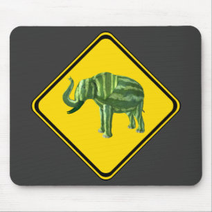 Mousepad Aviso: A passar o elefante de melancia!