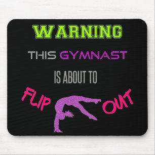 Mousepad Aviso Que Este Gymnast Está Prestes A Sacudir