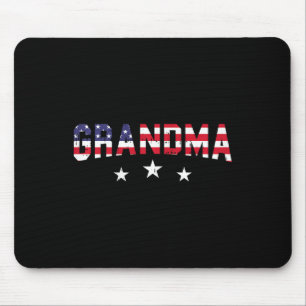 Mousepad Avó da Bandeira Americana 4 de Julho Estrelas Vint