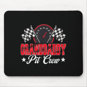Mousepad Avô da família Race Car Festa de aniversário Racin