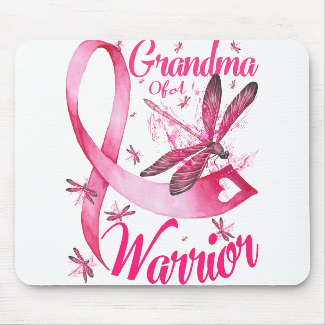 Mousepad Avó De Cancer De Bebida De Guerra (Frente)