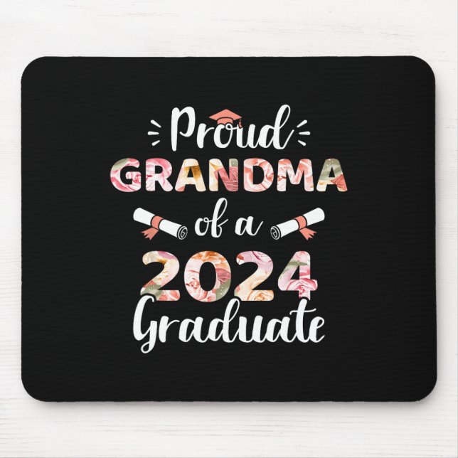 Mousepad Avó De Formando 2024 Para Graduação Familiar (Frente)