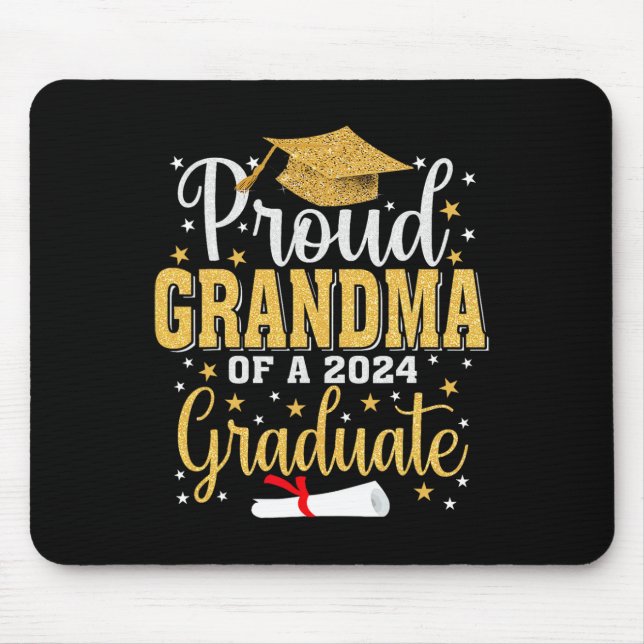 Mousepad Avó De Formando 2024 Para Graduação Familiar 1 (Frente)