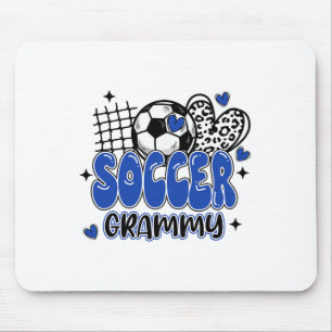 Mousepad Avó de futebol fofa onça fofa Mãe de futebol Mamãe