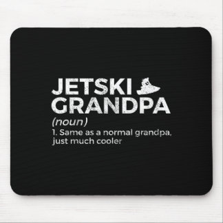Mousepad Avô de jetski engraçado definição jet skiing