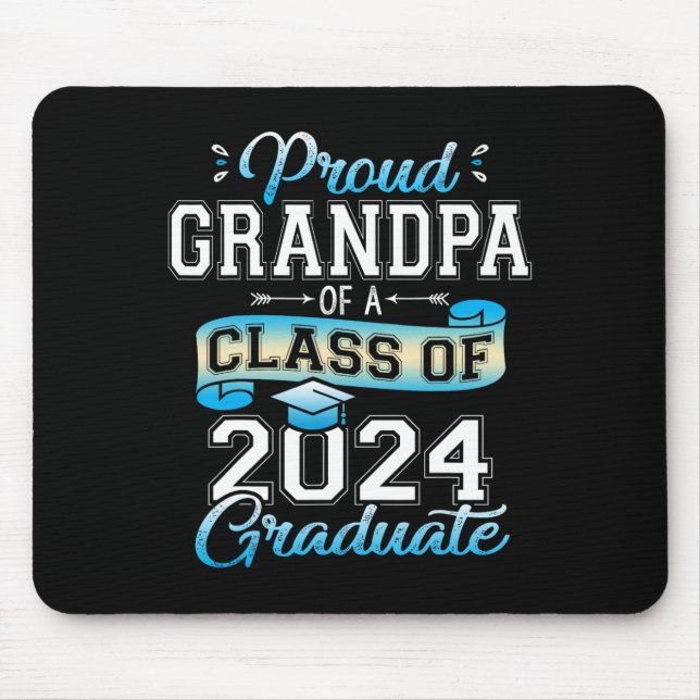 Mousepad Avô De Um Cl Do Mais velho Engraçado De 2024 Forma (Frente)