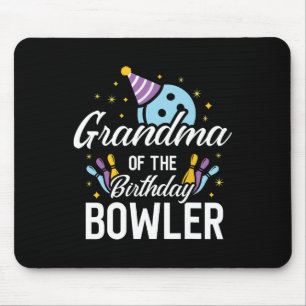 Mousepad Avó do Boliche de Aniversário da Bola de Boliche F