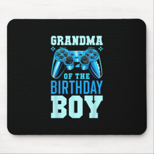 Mousepad Avó Do Menino Do Aniversário Correspondendo ao Vid