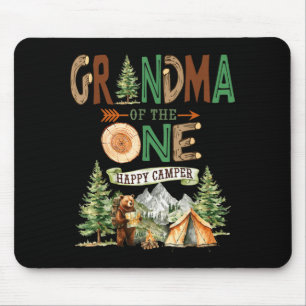 Mousepad Avó do um feliz campista no 1º aniversário
