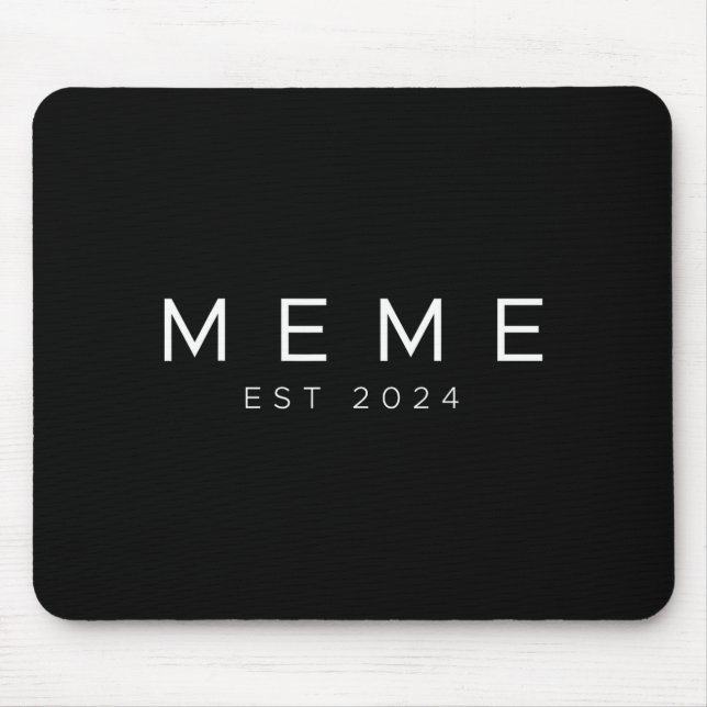 Mousepad Avó Engraçada Em Breve Meme Est 2024 Nova Avó (Frente)
