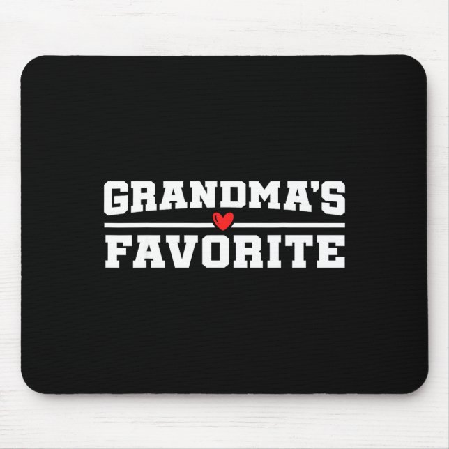 Mousepad Avô engraçado favorito Granhild  (Frente)