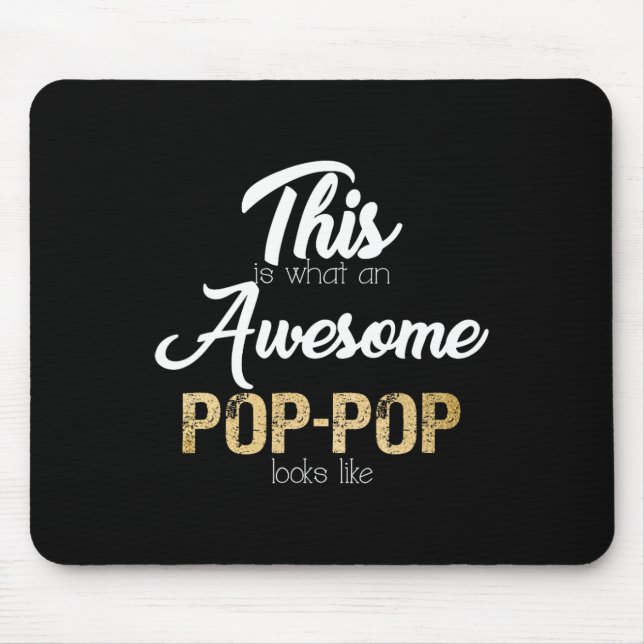 Mousepad Avô especial Pop-Pop de incrível (Frente)