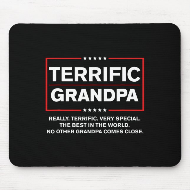 Mousepad Avô - Estilo engraçado da Campanha Donald Trump (Frente)