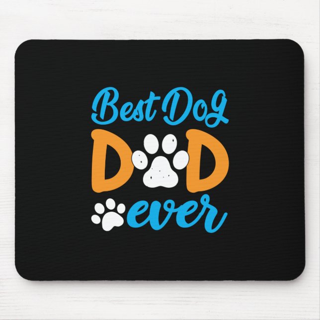 Mousepad Avô Gift | Melhor Pai De Cães Nunca (Frente)