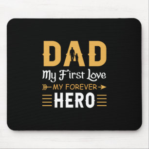 Mousepad Avô Gift   Pai Meu Herói para Sempre