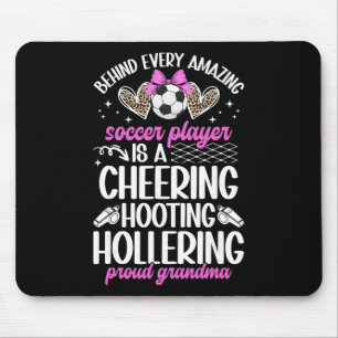 Mousepad Avó Orgulhosa De Um Jogador De Futebol Avó Futebol