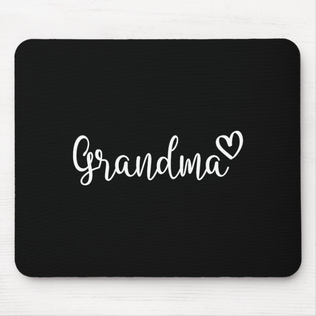 Mousepad Avó para Mulheres Coração Dia das Mães (Frente)