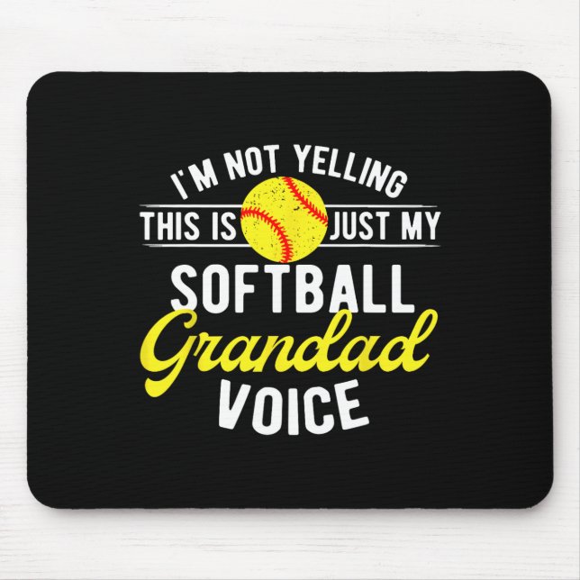 Mousepad Avô Softll Voz Avô De Um Jogador Softll Gr (Frente)