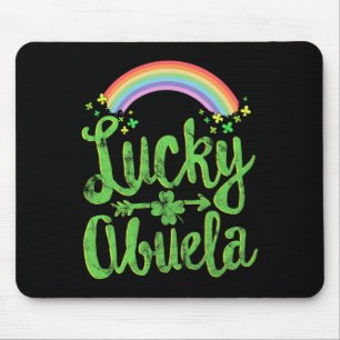 Mousepad Avó Sortuda Família Dia de São Patrício Avó Mãe