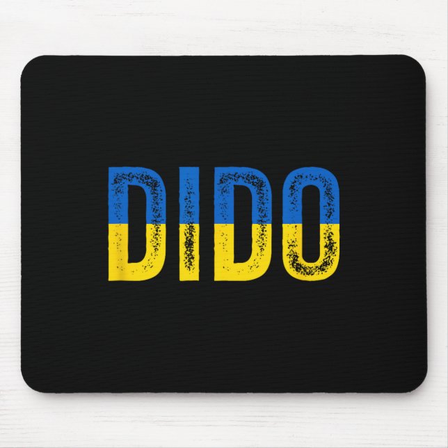 Mousepad Avô Ucraniano Dido Ucrânia Bandeira da Ucrânia (Frente)