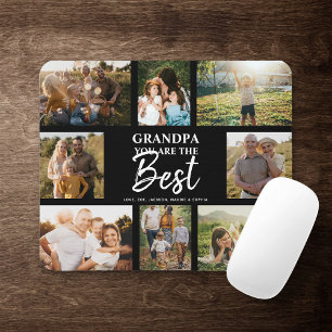 Mousepad Avô, você é a melhor colagem de fotos moderna