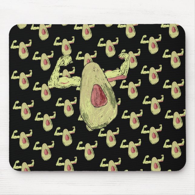 Mousepad Avocado Art (Frente)