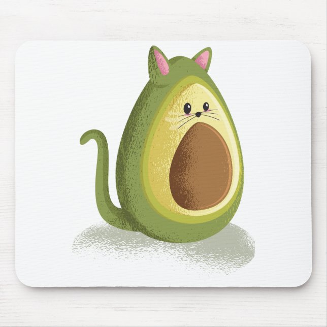 Mousepad Avocado Cat (Frente)