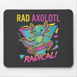 Mousepad Axolote de skate vintage anos 90 Neotenia radical