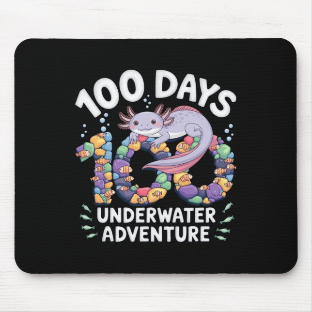 Mousepad Axolotl 100 Dias De Aventura Submarina Sm (Frente)