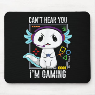 Mousepad Axolotl Gaming Salamander As Gamer