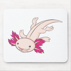 Mousepad Axolotl mexicano feliz