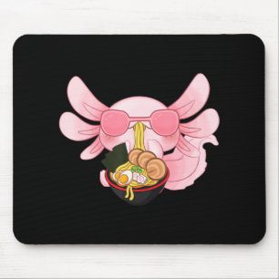 Mousepad Axolotl Ramen Kawaii Japonês Anime Noodle Gift Wo