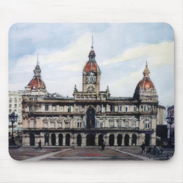 Mousepad Ayuntamiento de A Coruña (Frente)