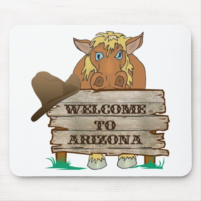 Mousepad AZ- Bem-vindo ao Cavalo Arizona (Frente)