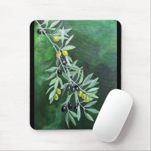 Mousepad Azeites no Crepúsculo de Novembro Pintura de Alfre
