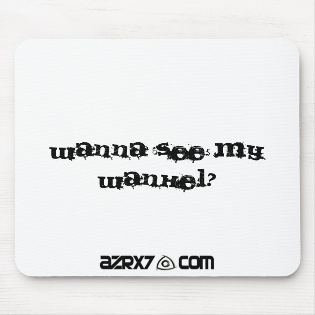 Mousepad AZRX7sticker, querem ver meu wankel? (Frente)