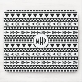 Mousepad Aztec Padrões personalizados monogramas pad