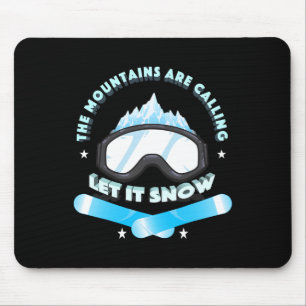 Mousepad Azul As Montanhas Estão Chamando De Novidade Legal