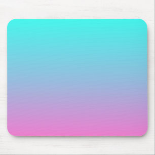 Mousepad azul-azul-azul-azul-turquesa-rosa-giro-ombre