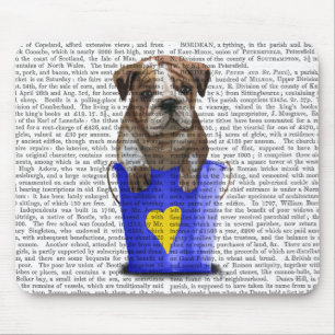 Mousepad Azul Balde De Amor