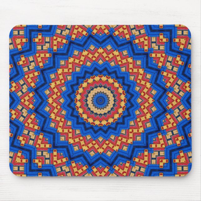 Mousepad Azul cor de laranja (Frente)
